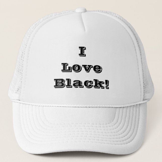 Hat I Love Black (Front)