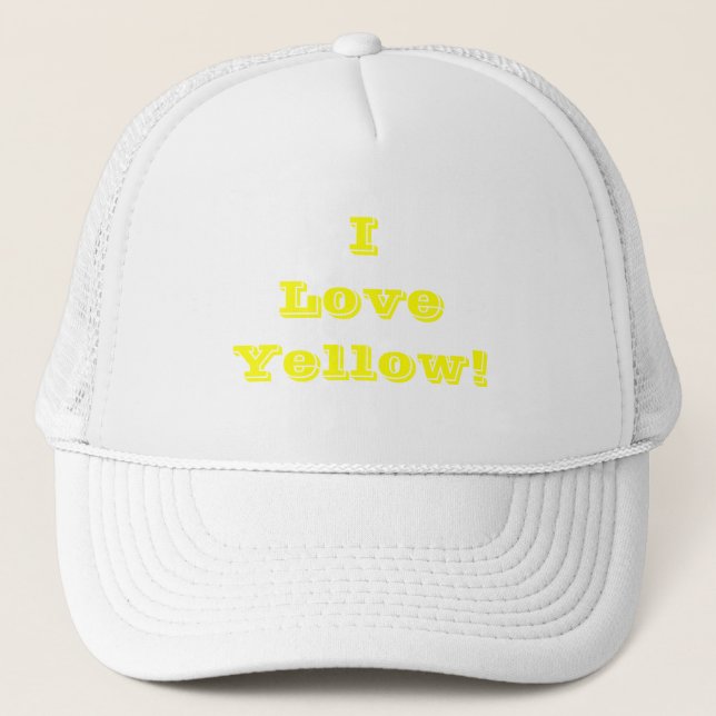 Hat I Love Yellow (Front)