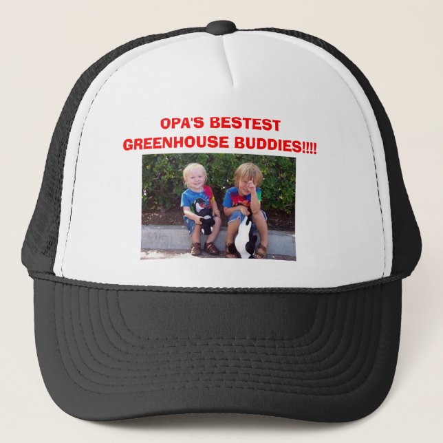 hat image, OPA'S BESTEST GREENHOUSE BUDDIES!!!! (Front)
