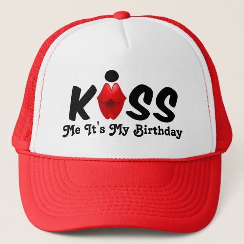 Hat Kiss Me Its My Birthday