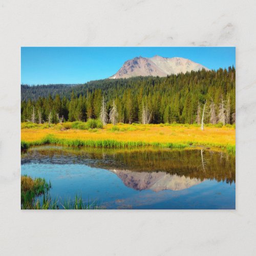 Hat Lake In Lassen Volcanic National Park Postcard