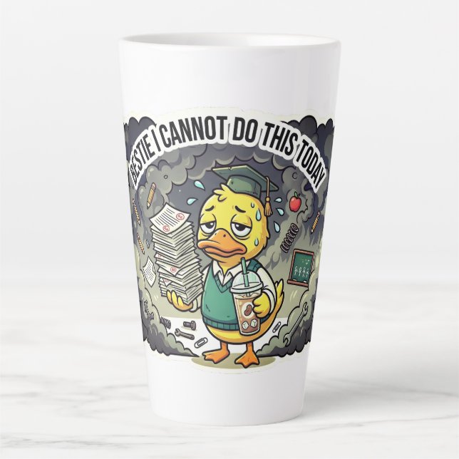 Hat Latte Mug (Front)