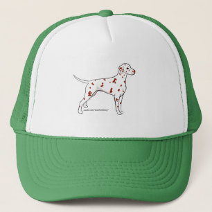 Hat: Liver-Spotted Dalmatian Trucker Hat