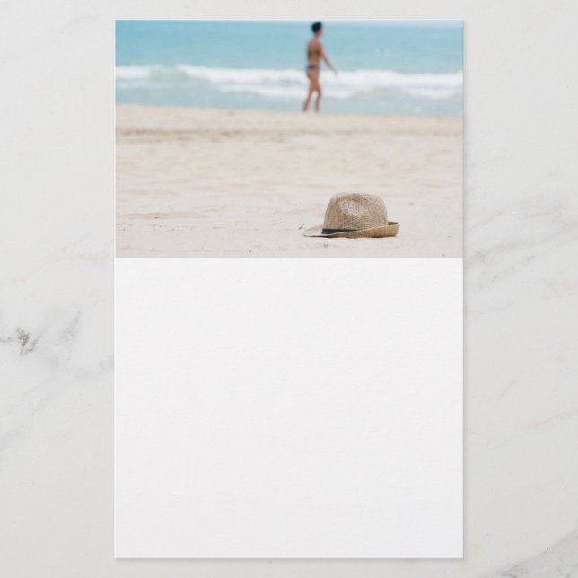 Hat on the beach flyer (Front)