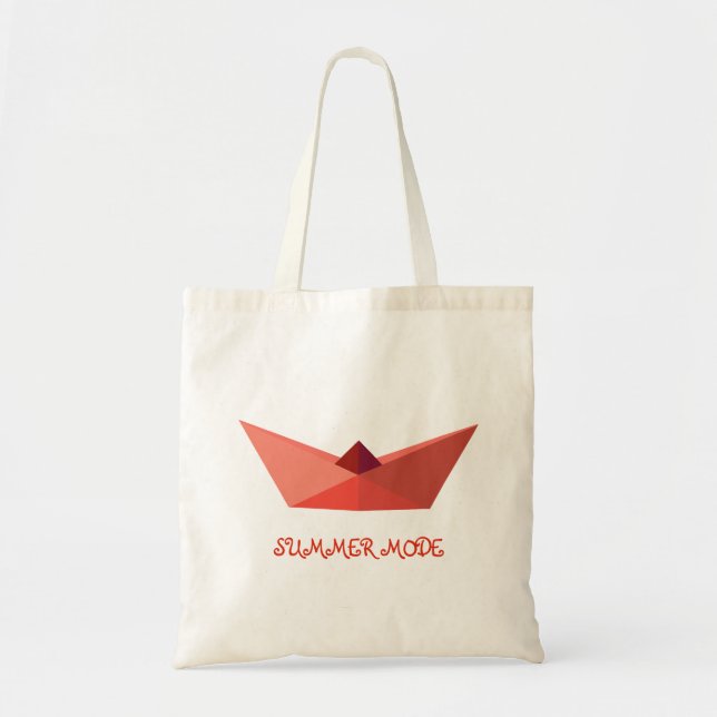 Hat Origami Summertime Tote (Front)