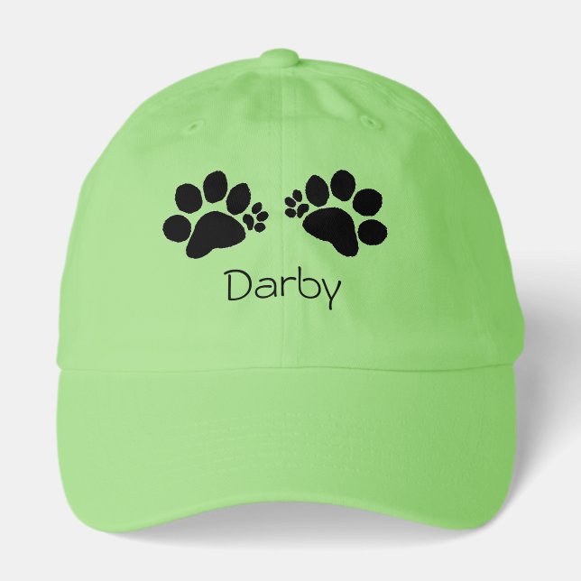 Hat – Polydactyl Paws and Name (Front)