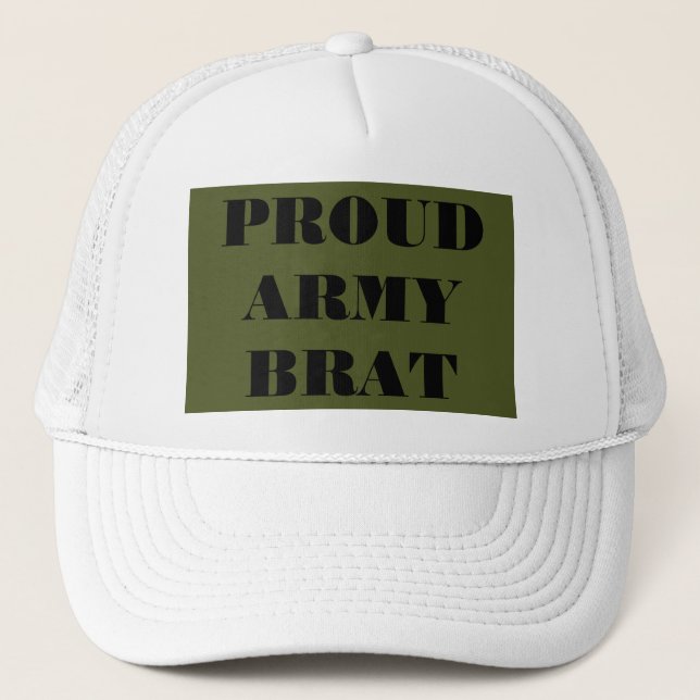 Hat Proud Army Brat (Front)