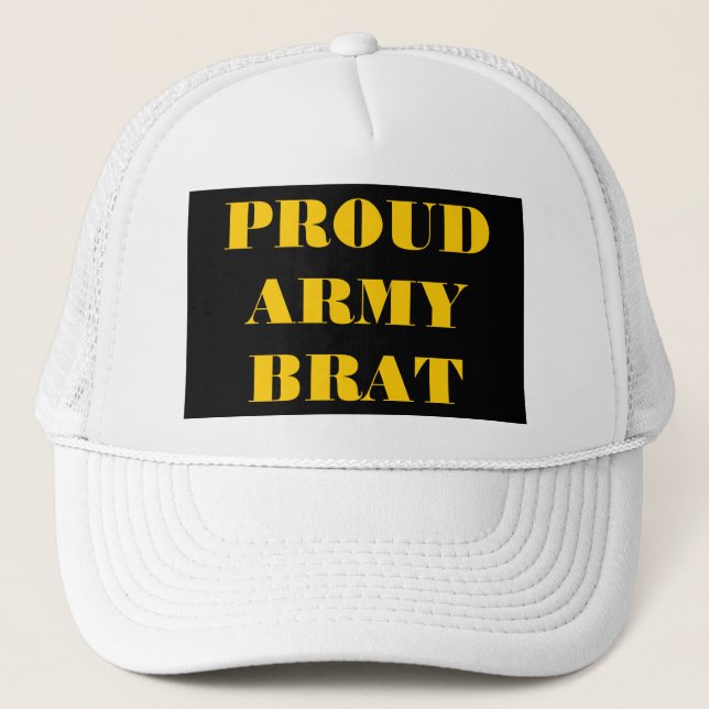 Hat Proud Army Brat (Front)