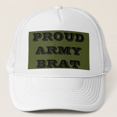 Hat Proud Army Brat