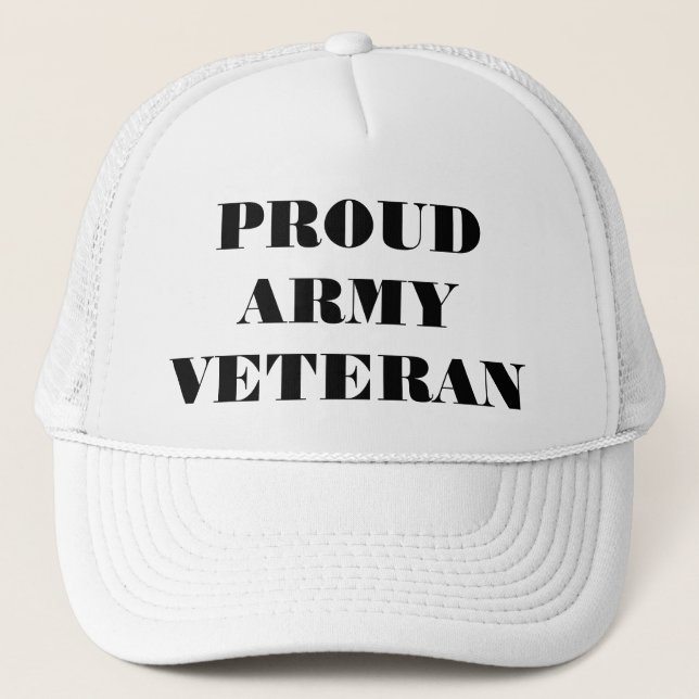 Hat Proud Army Veteran (Front)
