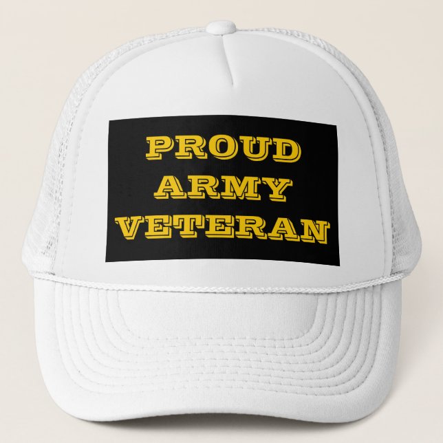 Hat Proud Army Veteran (Front)