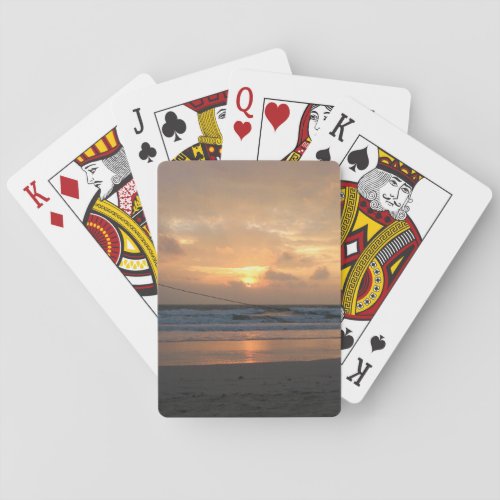 Hat Rin Beach Sunrise  Koh Phangan Thailand Poker Cards