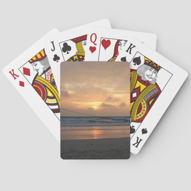 Hat Rin Beach Sunrise ... Koh Phangan, Thailand Poker Cards (Back)