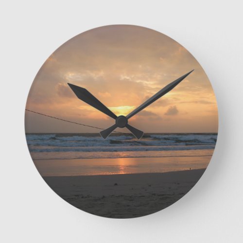 Hat Rin Beach Sunrise  Koh Phangan Thailand Round Clock