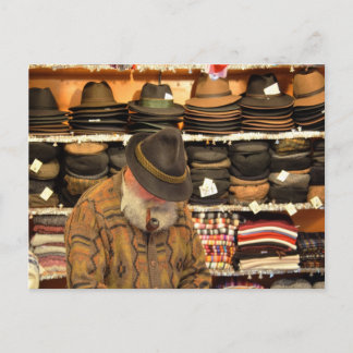 Hat Seller Postcard