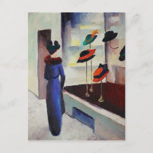 Hat Shop - August Macke Postcard