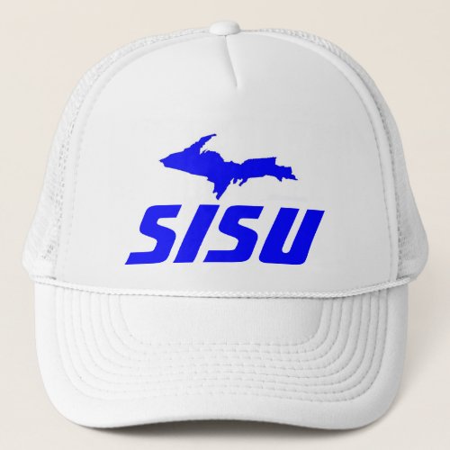 HAT Sisu Finnish Heritage  Upper Peninsula of MI Trucker Hat