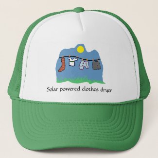 Hat -Solar powered clothes dryer