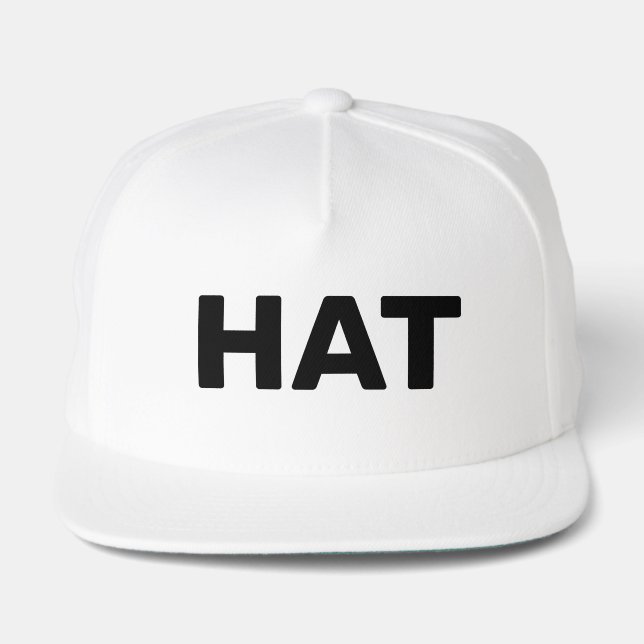 Hat that says hat (Front)