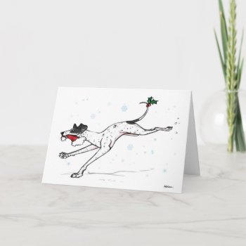Hat Thief Holiday Card by kovahs at Zazzle