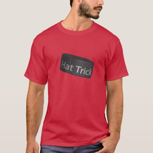 Hat Trick Puck Hockey Lingo T_Shirt