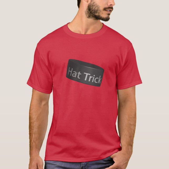 Hat Trick Puck Hockey Lingo T-Shirt (Front)