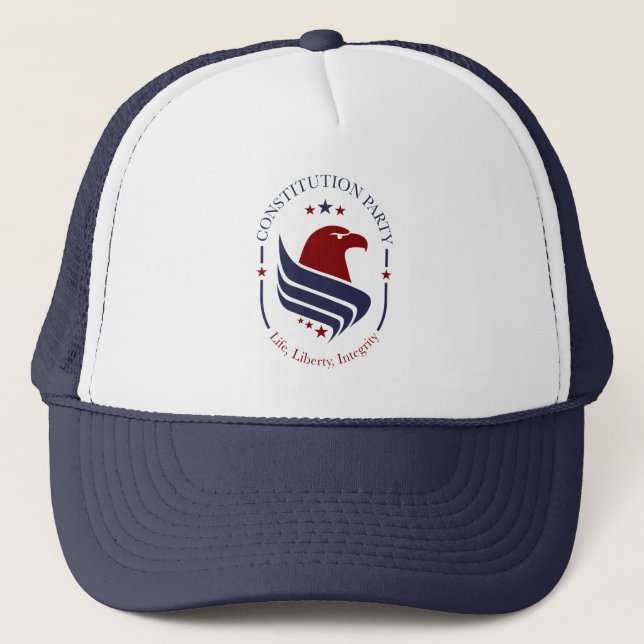 Hat, trucker-style, Constitution Party  Trucker Hat (Front)