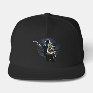 Hat Wearing Dancing Halloween Zombie Snapback Hat