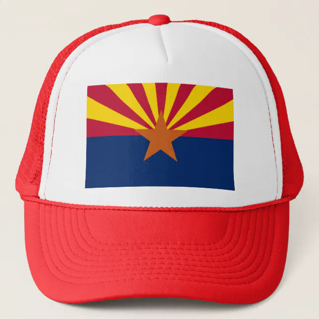 Hat with Flag of Arizona State - USA | Zazzle