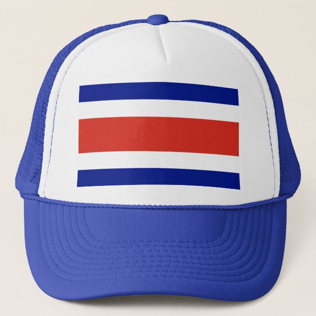 Hat with Flag of Costa Rica (Front)