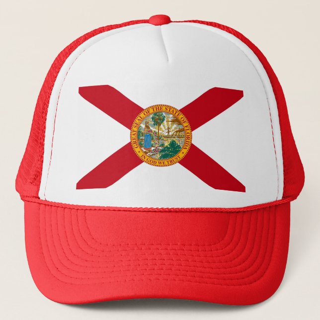 Hat with Flag of  Florida State - USA (Front)