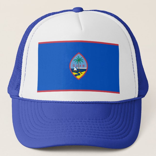 Hat with Flag of  Guam - USA (Front)