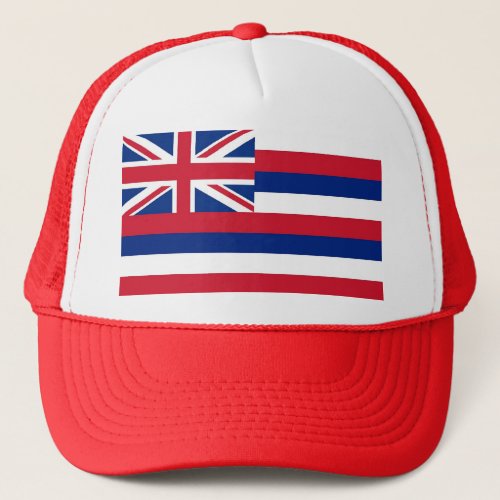 Hat with Flag of  Hawaii State _ USA