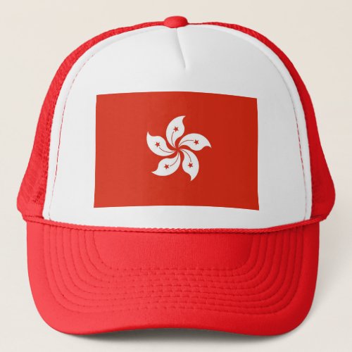 Hat with Flag of Hong Kong China