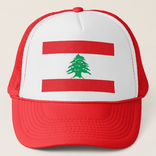 Hat with Flag of Lebanon