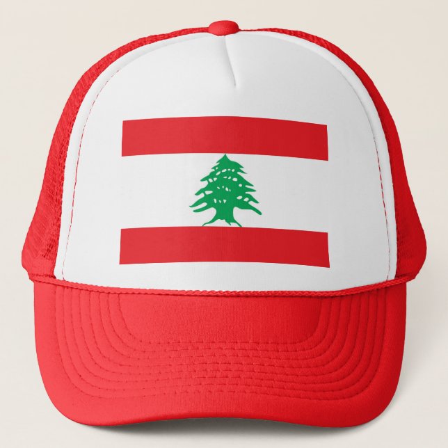 Hat with Flag of Lebanon (Front)