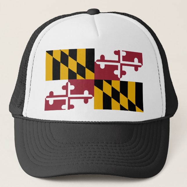 Hat with Flag of  Maryland State - USA (Front)