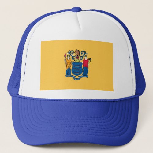 Hat with Flag of New Jersey State _ USA