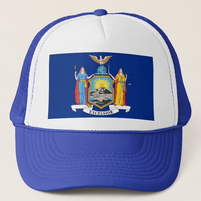 Hat with Flag of New York State - USA (Front)