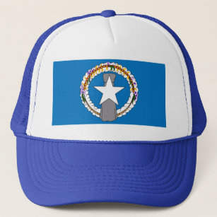 Hat with Flag of Northern Mariana Islands- USA