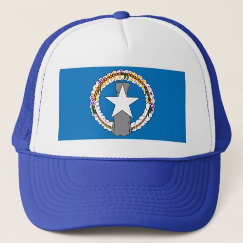 Hat with Flag of Northern Mariana Islands_ USA