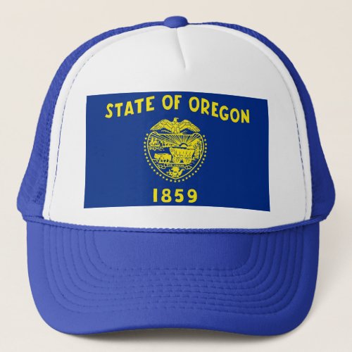 Hat with Flag of Oregon State _ USA