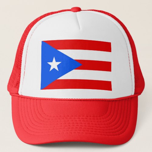 Hat with Flag of Puerto Rico _ USA