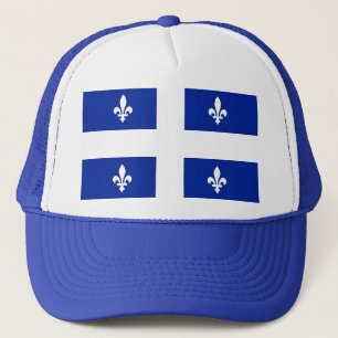Hat with Flag of Quebec, Canada