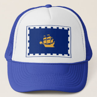 Hat with Flag of Quebec City, Canada