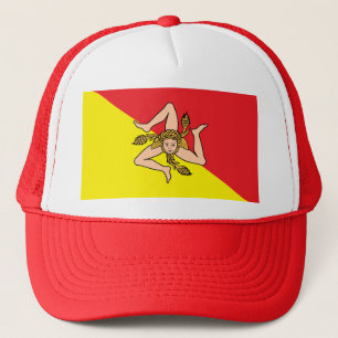 Hat with Flag of Sicily