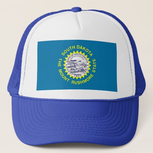 Hat with Flag of South Dakota State _ USA