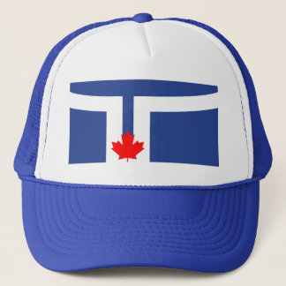 Hat with Flag of Toronto, Ontario, Canada