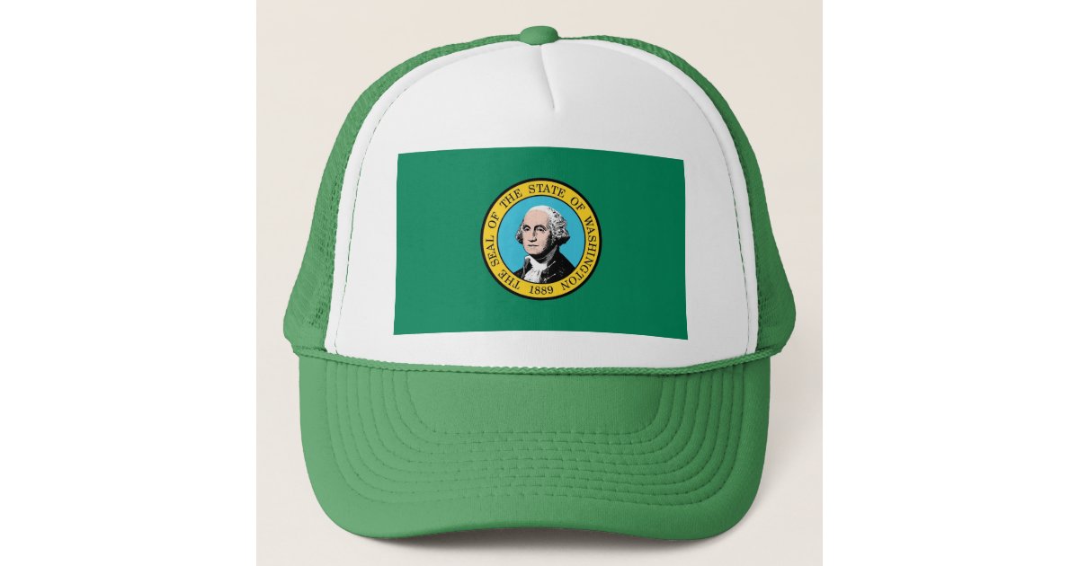 Hat with Flag of Washington State - USA