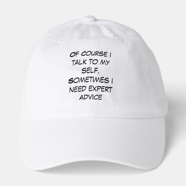 Hat with funny quote (Front)